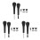 3Sets USB-C Staubschutz Set Handy Mehrfarbig 6