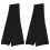 1Paire Manchons Mollets Élastiques Confortables En Polyester Noir 8