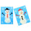 8 sets diy weihnachtsmann papier weihnachtsdekoration material 1