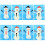 8 sets diy weihnachtsmann papier weihnachtsdekoration material 7