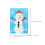 8 sets diy weihnachtsmann papier weihnachtsdekoration material 11