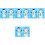 8 sets diy weihnachtsmann papier weihnachtsdekoration material 5