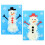 8 sets diy weihnachtsmann papier weihnachtsdekoration material 3