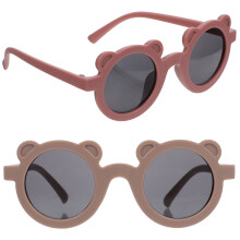 2Pièces Lunettes Solaires Enfants Pièce Créatives Colorées Légeres