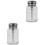 2Pièces Flacons Pression Rechargeables Verre Transparent Pour 5