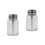 2Pièces Flacons Pression Rechargeables Verre Transparent Pour 6