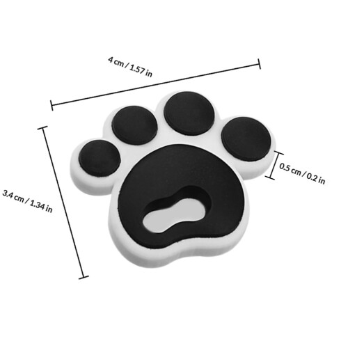 8Pièces Patchs Antidérapants En Silicone Pour Snowboard Noir 1