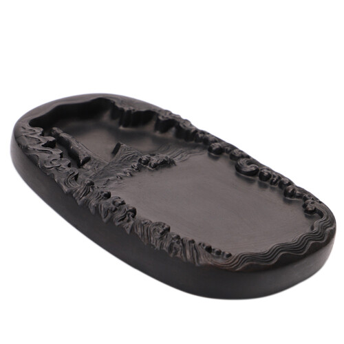 Plateau À En Argile Noire Outil De Calligraphique