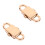 6 Pcs Adjustable Metal Buckle Chain Adjuster Bag Strap Accessories 1