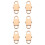 6 Pcs Adjustable Metal Buckle Chain Adjuster Bag Strap Accessories 9