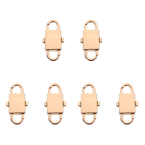 6 Pcs Adjustable Metal Buckle Chain Adjuster Bag Strap Accessories 2