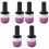 6 Pcs  14ml Uv Primer Base Gel Nail Art Tips Builder Polish Set 3