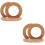 4 Pcs Diy Wooden Unfinished Round Tabletop Mirror 6