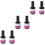 6 Pcs  14ml Uv Primer Base Gel Nail Art Tips Builder Polish Set 5