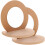 4 Pcs Diy Wooden Unfinished Round Tabletop Mirror 11