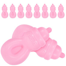 20 Pcs Baby Doll Bottles Mini Milk Juice Bottle Accessories