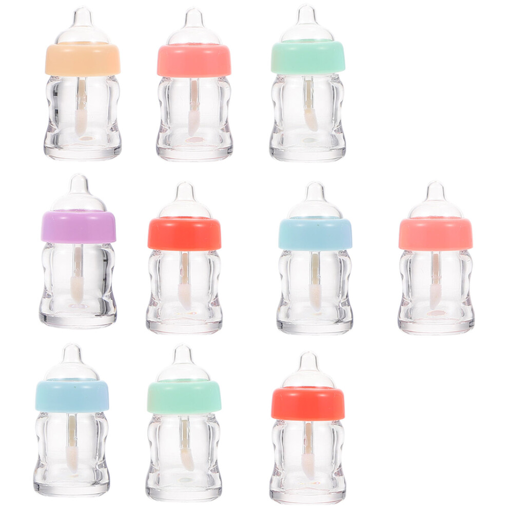 Solustre 20 Pcs Feeding-Bottle Shaped Lip Gloss Containers Empty