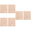 6Pcs Khaki Wooden Doll Display Rack Clay Figurines Displaying Base 7