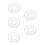 5Pcs Adjustable Plastic Skeleton Frame 50X0.95X0.95Cm For Dolls 7