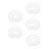 5Pcs Adjustable Plastic Skeleton Frame 50X0.95X0.95Cm For Dolls 10