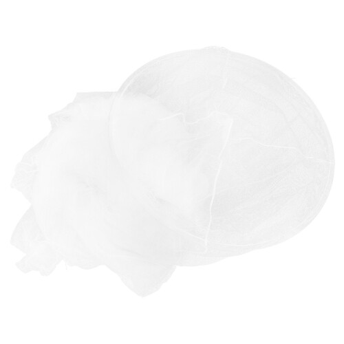 White Hanging Dome Bed Canopy Mosquito Net Lightweight Cotton