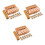 3 Boxes Wooden Chinese Chess Set With Bamboo Foldable Board 2