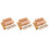 3 Boxes Wooden Chinese Chess Set With Bamboo Foldable Board 3