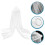 White Hanging Dome Bed Canopy Mosquito Net Lightweight Cotton 7
