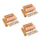 3 Boxes Wooden Chinese Chess Set With Bamboo Foldable Board 8