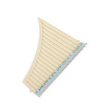 ABS 18-Pipes Pan Flute in C Key with Mouthpiece Ideal for Learners