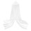 White Hanging Dome Bed Canopy Mosquito Net Lightweight Cotton 6
