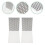3 Count Embossing Plates Card Making Square Folder Templates For 10