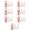 7 Pcs Manicure Practice Prosthetic Hand Gel Abs Nail 10