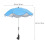 Clip on Umbrella for Baby Stroller Sky-Blue Practical Sun Shade 2