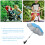 Clip on Umbrella for Baby Stroller Sky-Blue Practical Sun Shade 7