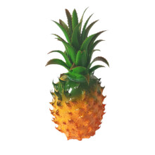 2Pièces D'ananas Imitation Pour Décoration Réaliste