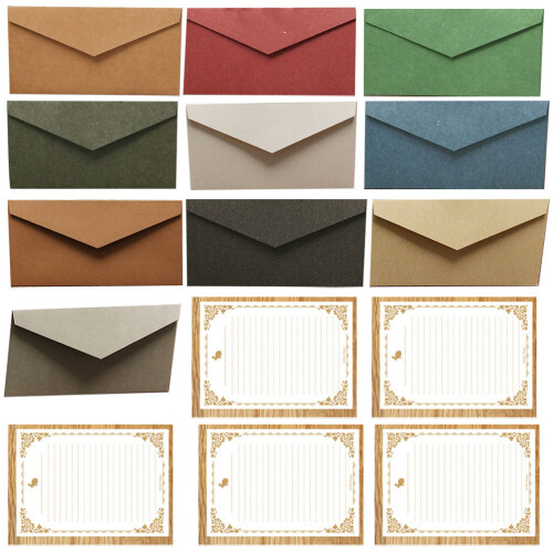 3 Count Stationery Paper Set Envelope Envelopes For Greeting Cards