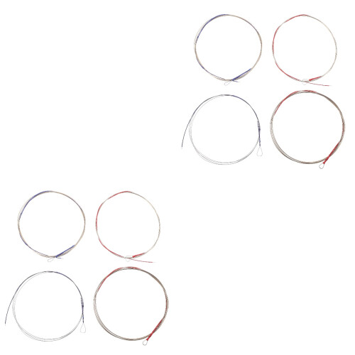 Set Of 2 Mandolin Strings Pipa Instrument Music Wire Replacement 2