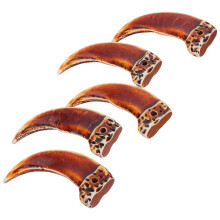25 Pcs Resin Animal Print Tooth Pendant Necklace For Women Men