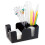 2Pcs Multifunction Storage Rack Tissue Straws Holder Box Black 7