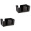 2Pcs Multifunction Storage Rack Tissue Straws Holder Box Black 3