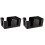 2Pcs Multifunction Storage Rack Tissue Straws Holder Box Black 2