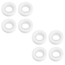 8pcs Transparent Tape Decorate Student Invisible White Nano
