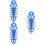 3Pcs Motorcycle Shock Absorber Covers Blue Aluminum Front Protection 8