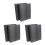 6Pcs Soft Black Pearl Cotton Foam Pads Cushioning for Craft Projects 3