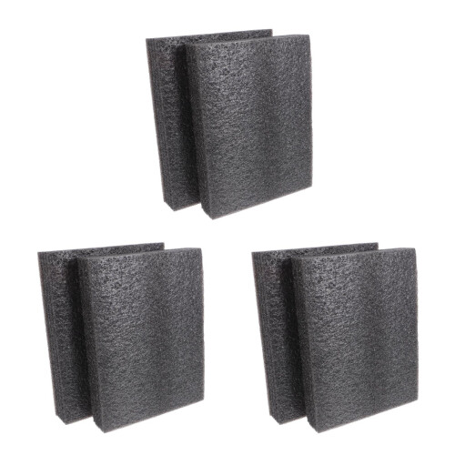 6Pcs Soft Black Pearl Cotton Foam Pads Cushioning for Craft Projects 2