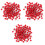 300 Pcs Push Round Ball Head Map Tacks With Stainless Point Red 3