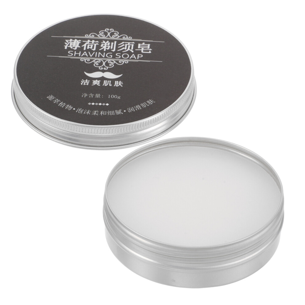 Artibetter Mint Shaving Soap For Sensitive Skin Beard And Mustache Care