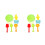 2Sets Kunststoff Sand Set Bunt Kinder Strand Spielzeug 5