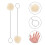 100 Pcs Wool Ball Applicator For Craft Dyeing 7